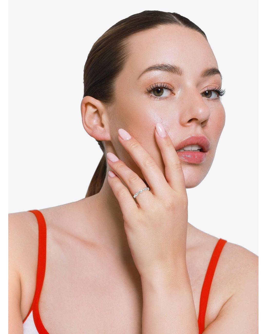 Heideman White Ring Elaria