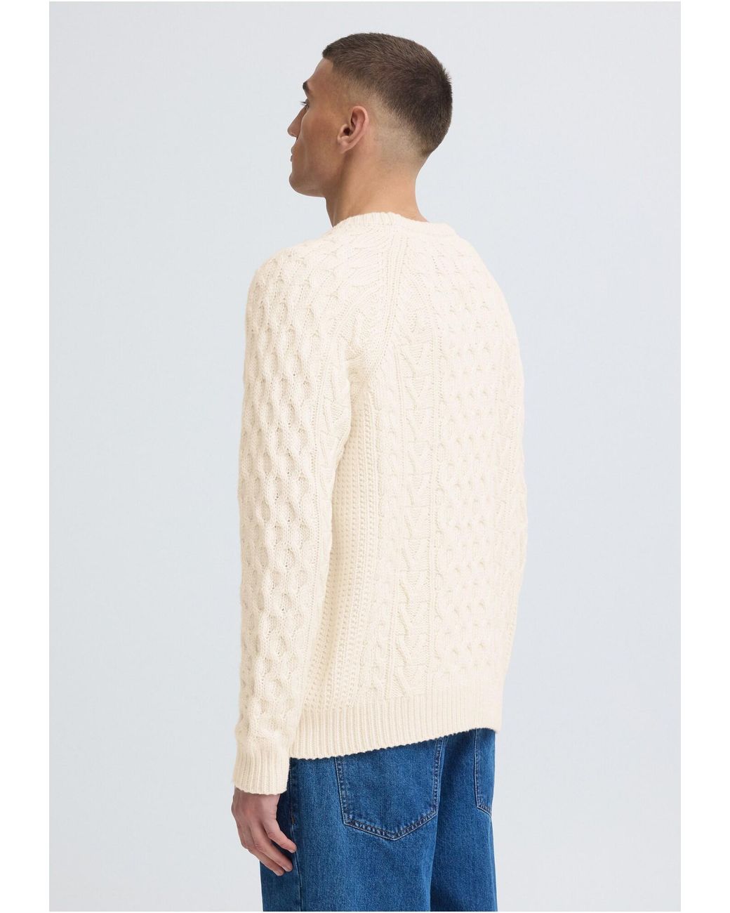 Solid Pullover Sdvukan in White für Herren