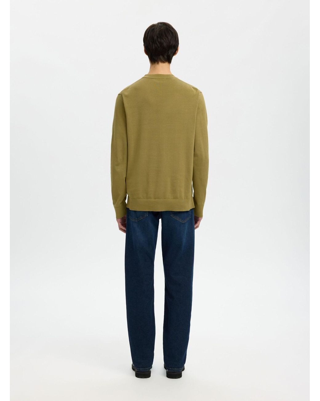 SELECTED Pullover in Green für Herren