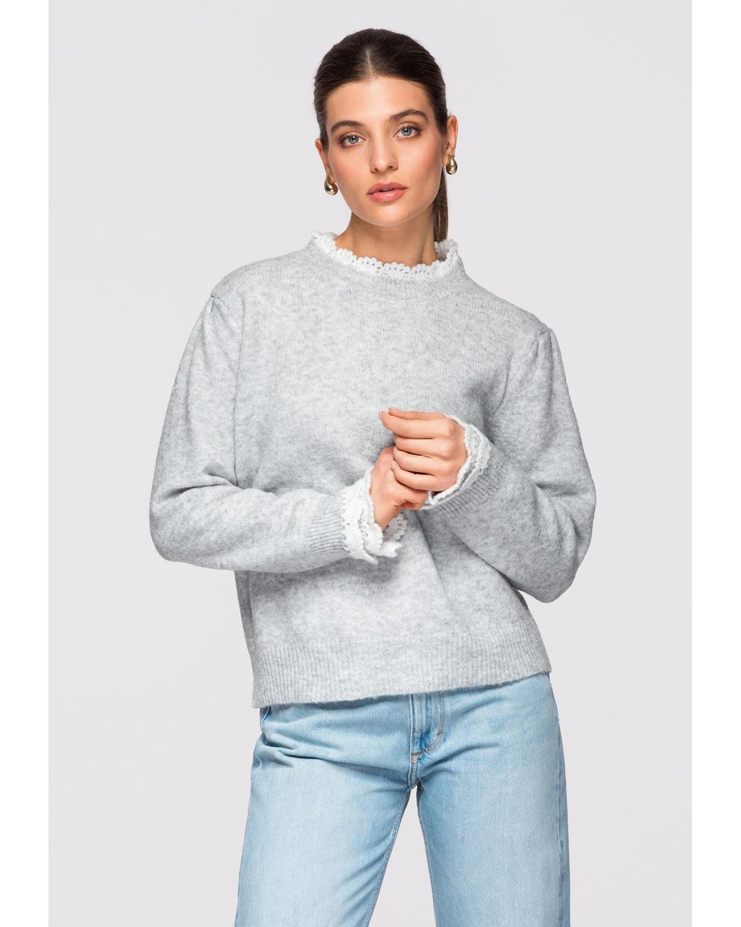 Ombre Gray Pullover
