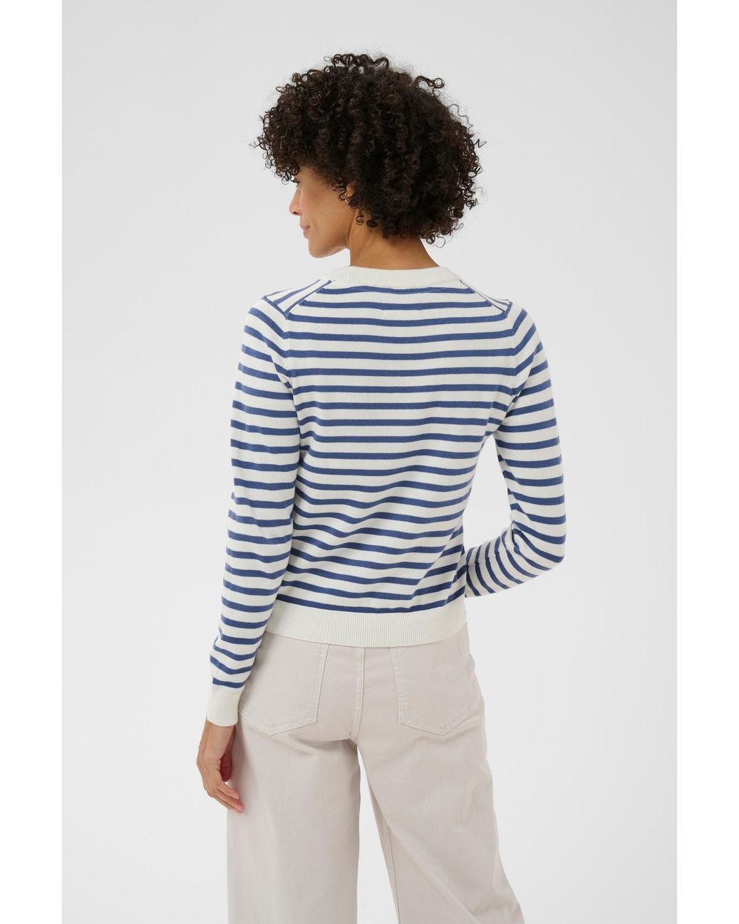 Part Two Blue Pullover Gertiapw