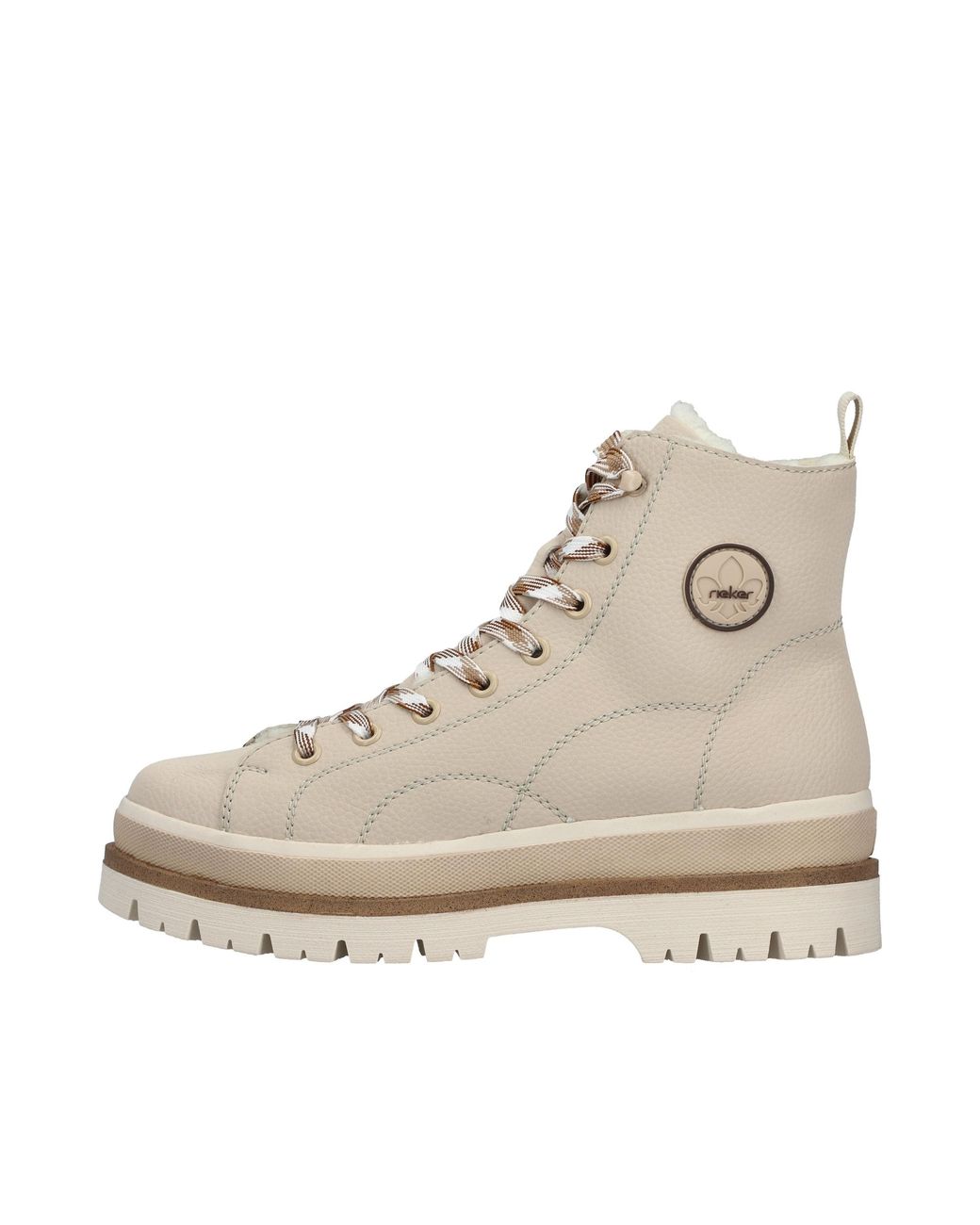 Rieker Natural Schnürstiefelette