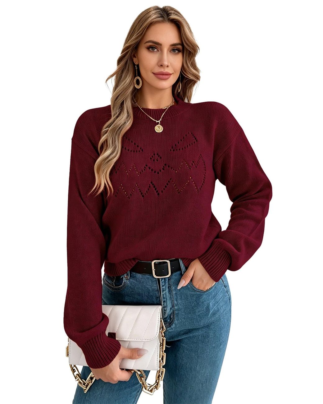 KoJooin Red Pullover