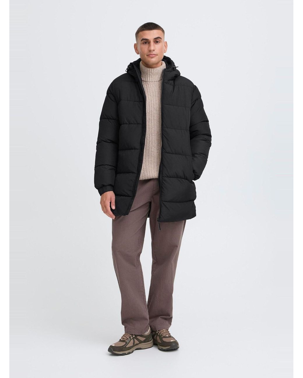 Solid Steppmantel Sdmarlo in Black für Herren