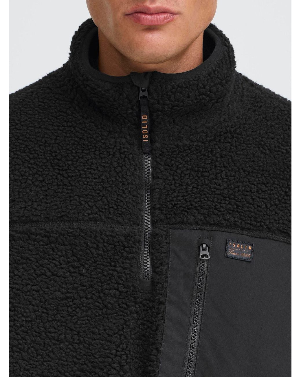 Solid Plüsch-Troyer Sdmcwain in Black für Herren
