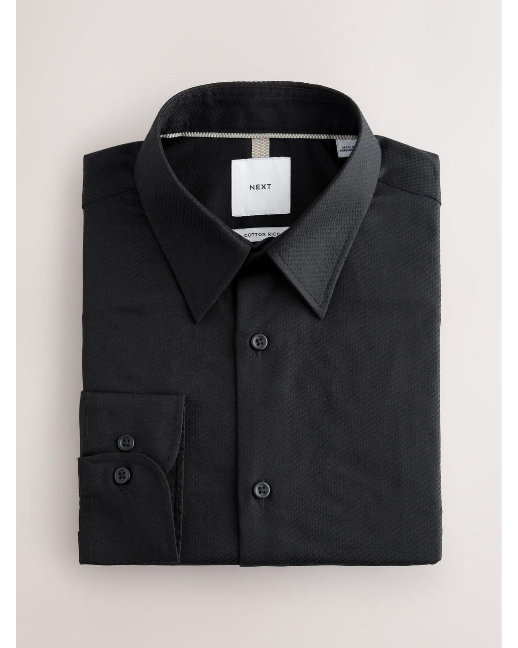 Next Hemd in Black für Herren