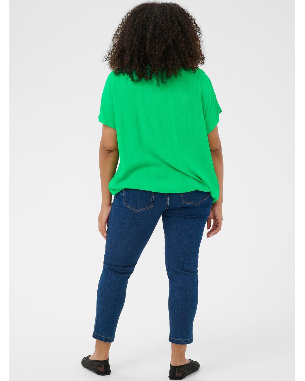 Kaffe Green Bluse Kcami Stanley