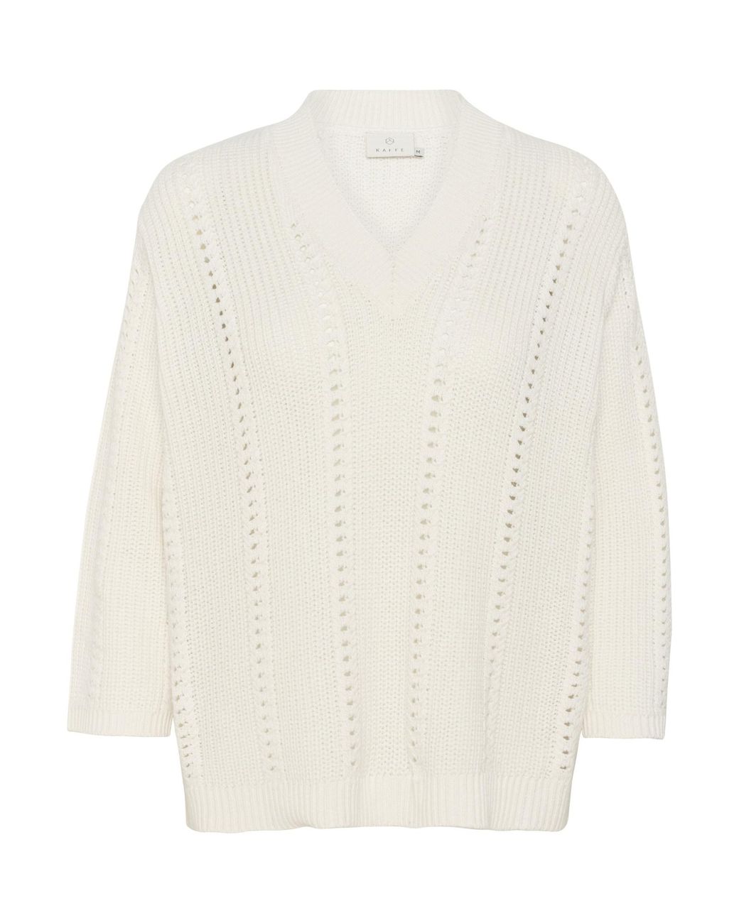 Kaffe White Pullover Lorri