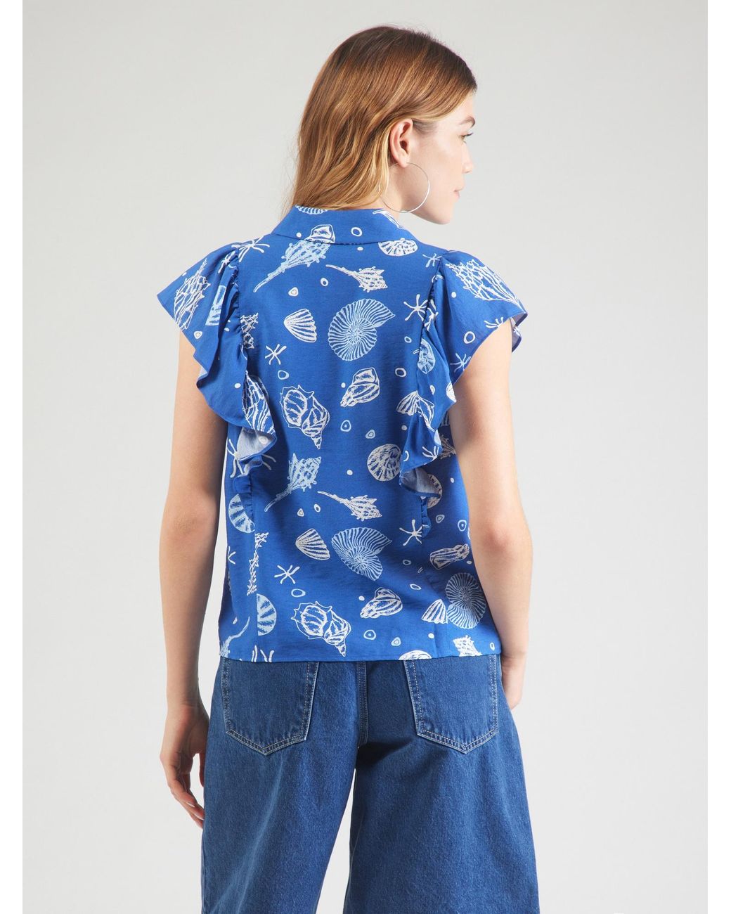 Vero Moda Blue Bluse Vmseashell