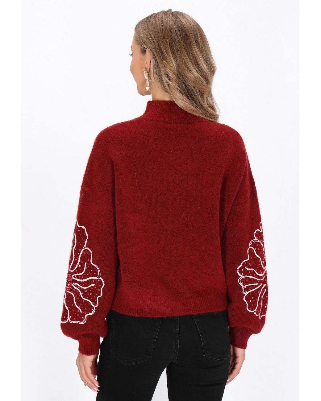 IZIA Red Pullover