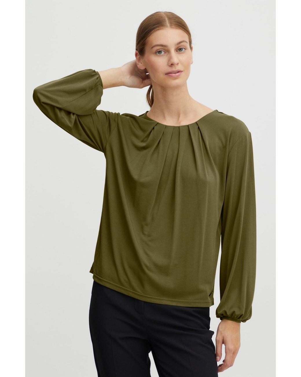 Oxmo Green Bluse Hal