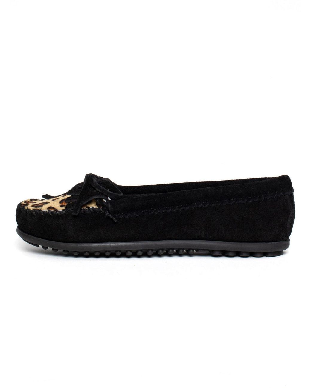 Minnetonka Black Mokassin Kilty Plus