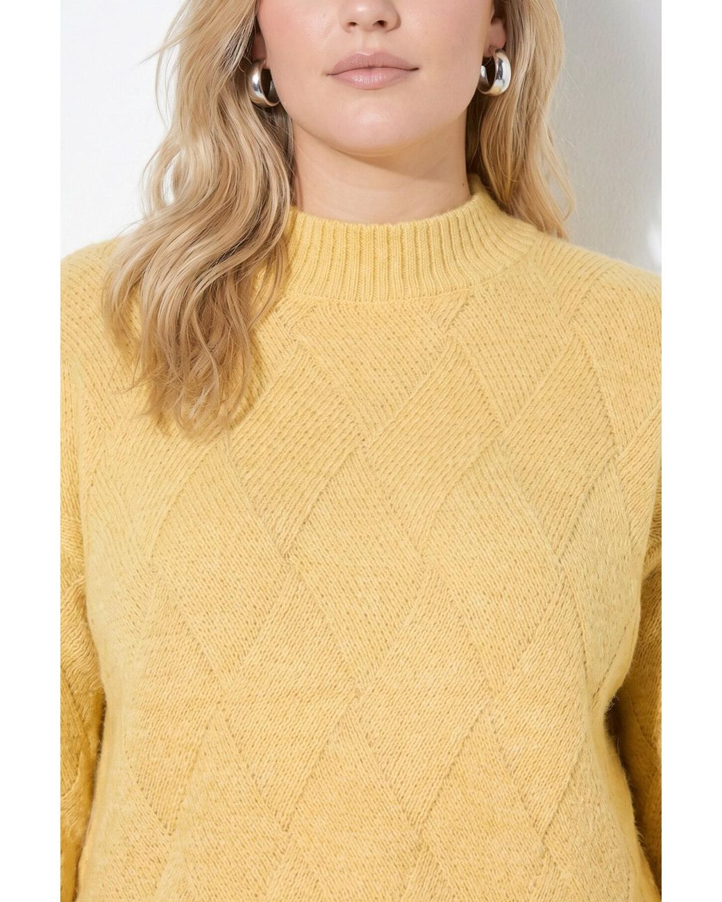 Ulla Popken Yellow Pullover