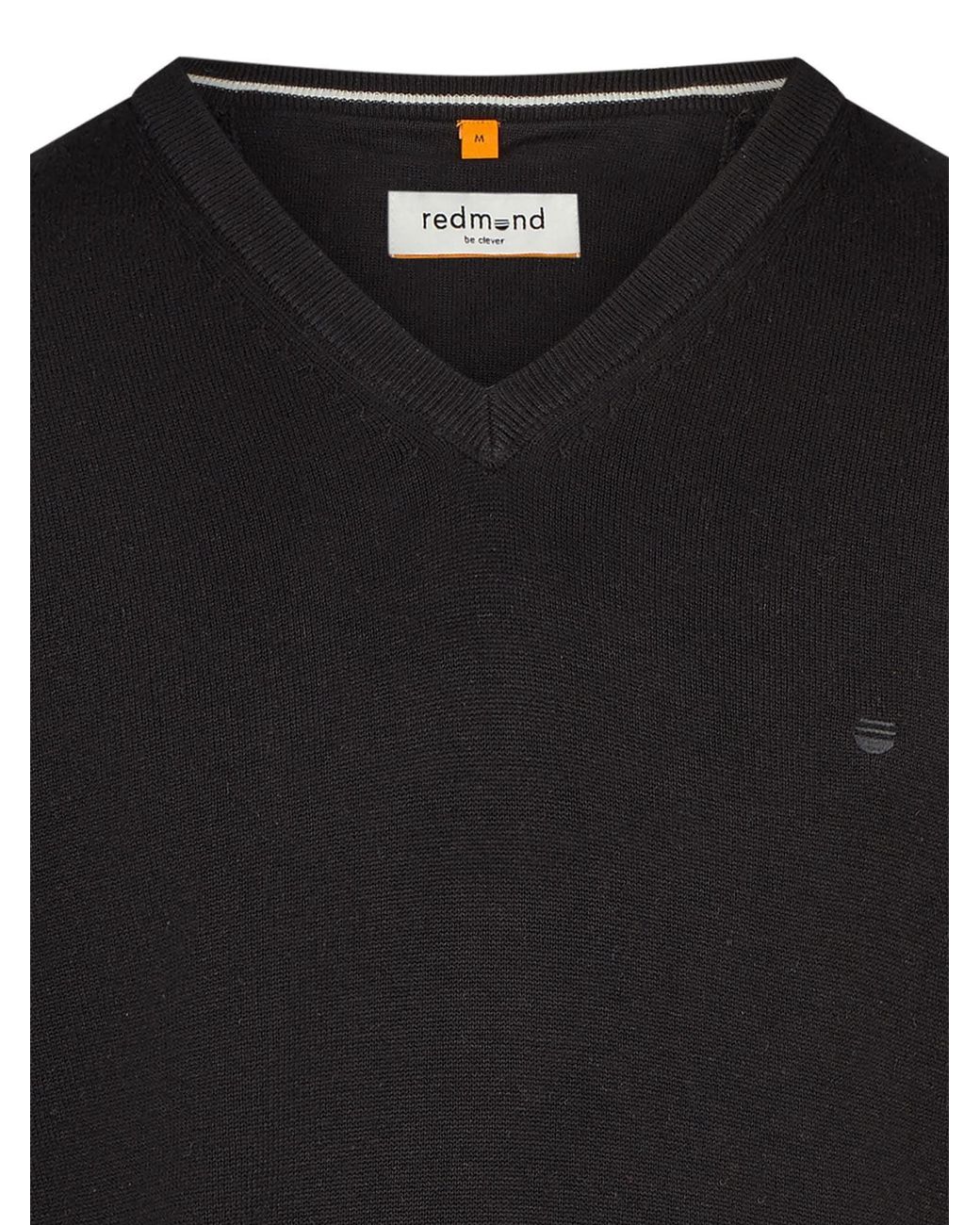 Redmond Pullover Basic in Black für Herren