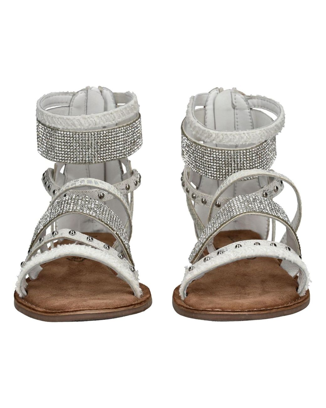 Lazamani White Riemensandale