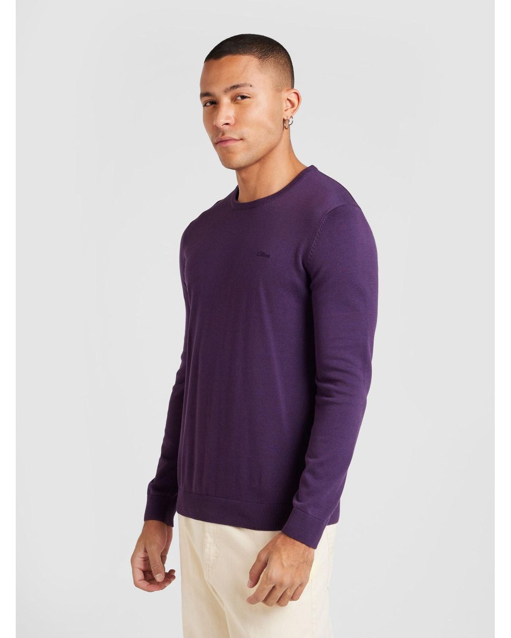 S.oliver Oliver Pullover in Purple für Herren