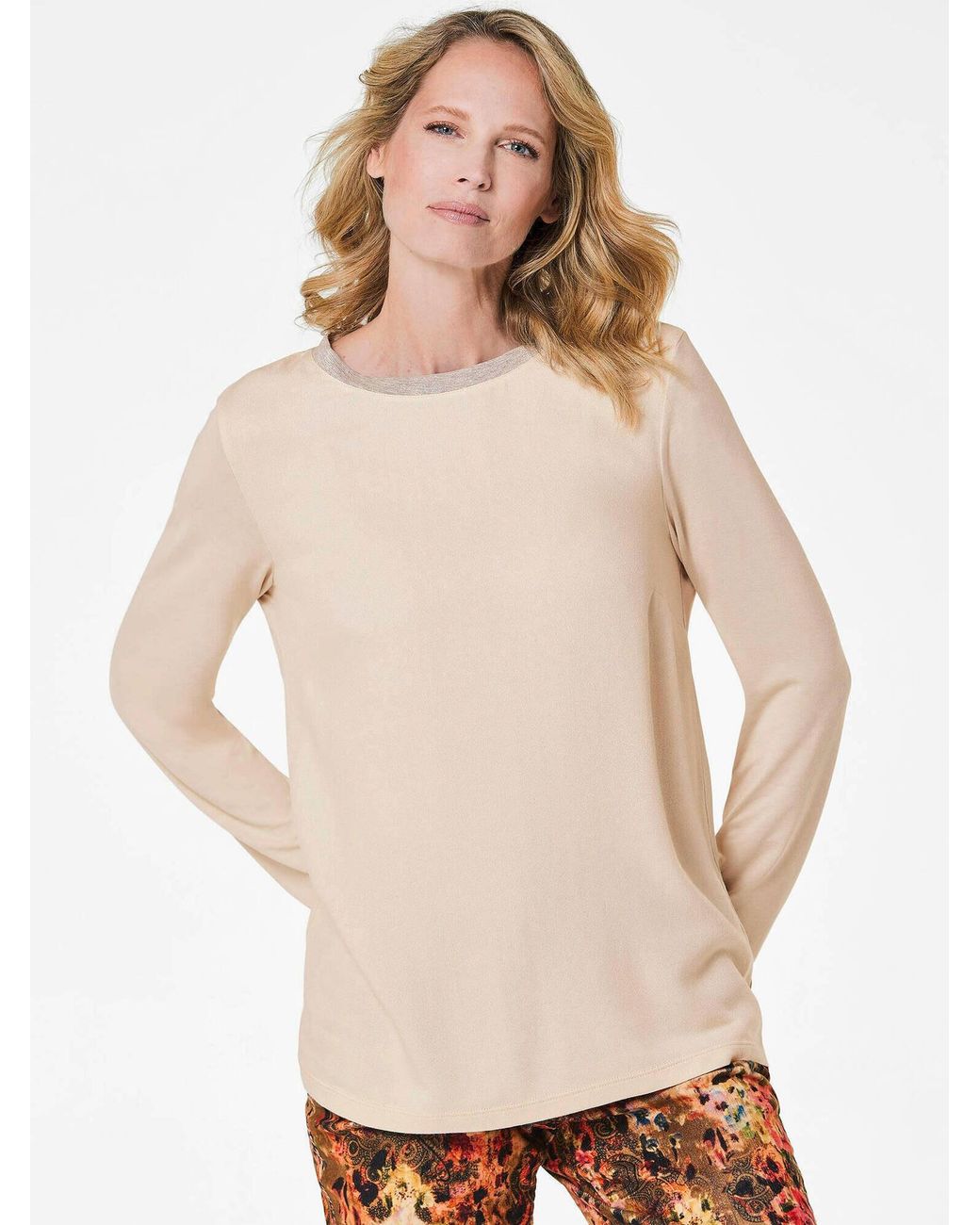 Goldner Natural Bluse