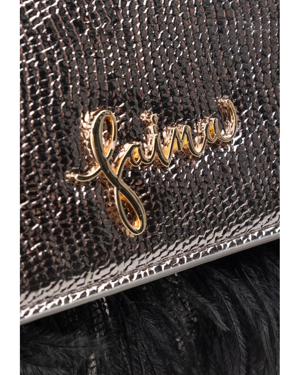 faina Black Clutch