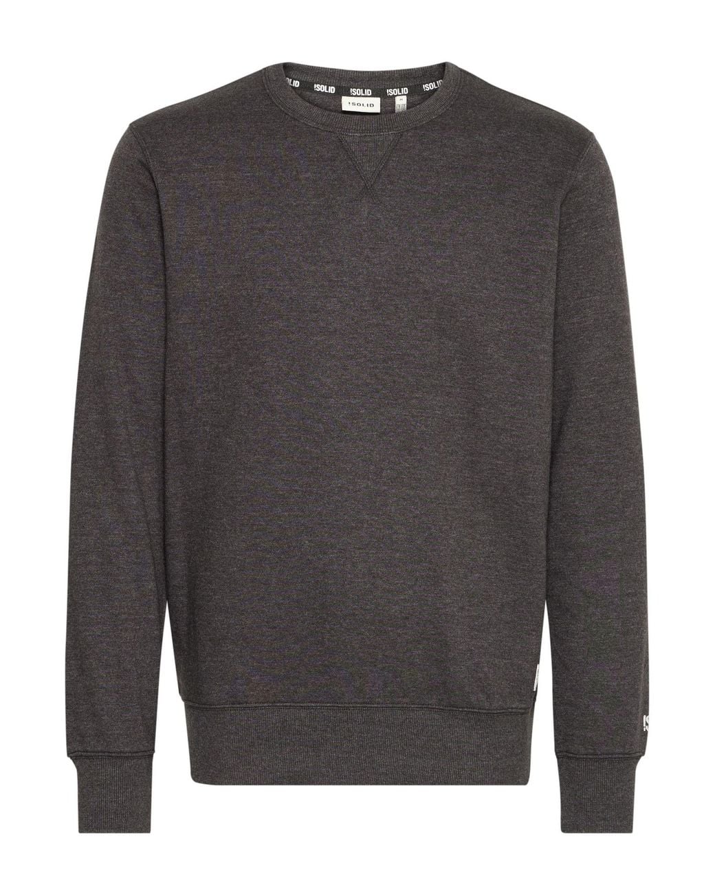 Solid Pullover Chad in Gray für Herren