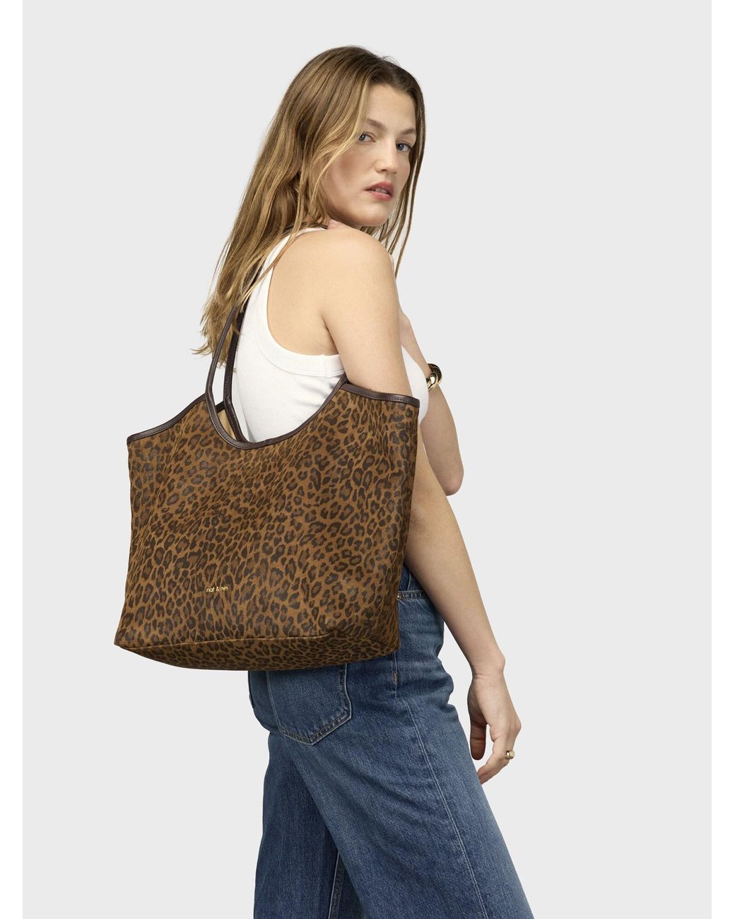 Nat & Nin Brown Shopper Milan