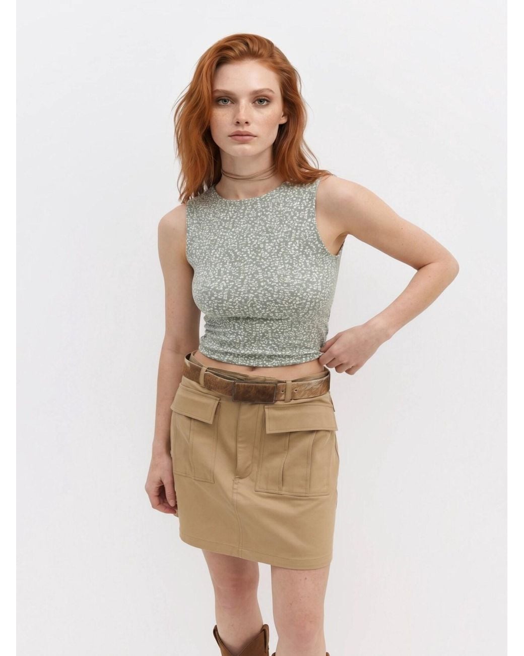 Alexa Dash Gray Bluse