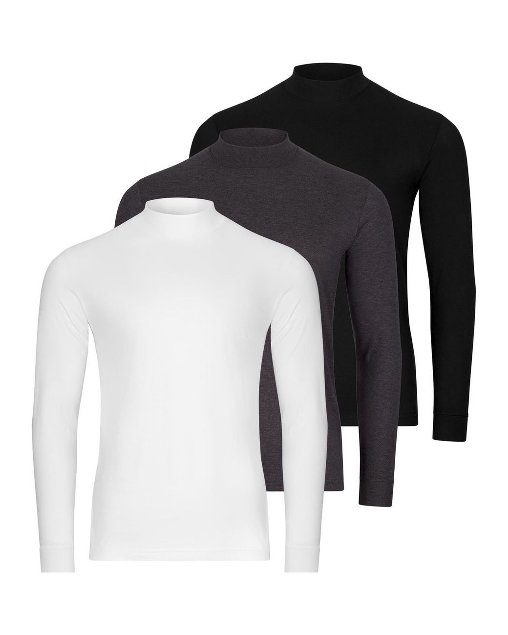 RAGMAN Shirt Basic in Black für Herren
