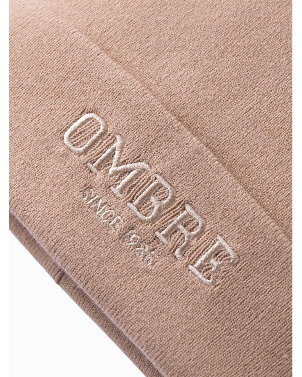 Ombre Mütze Acwh-0120 in Natural für Herren