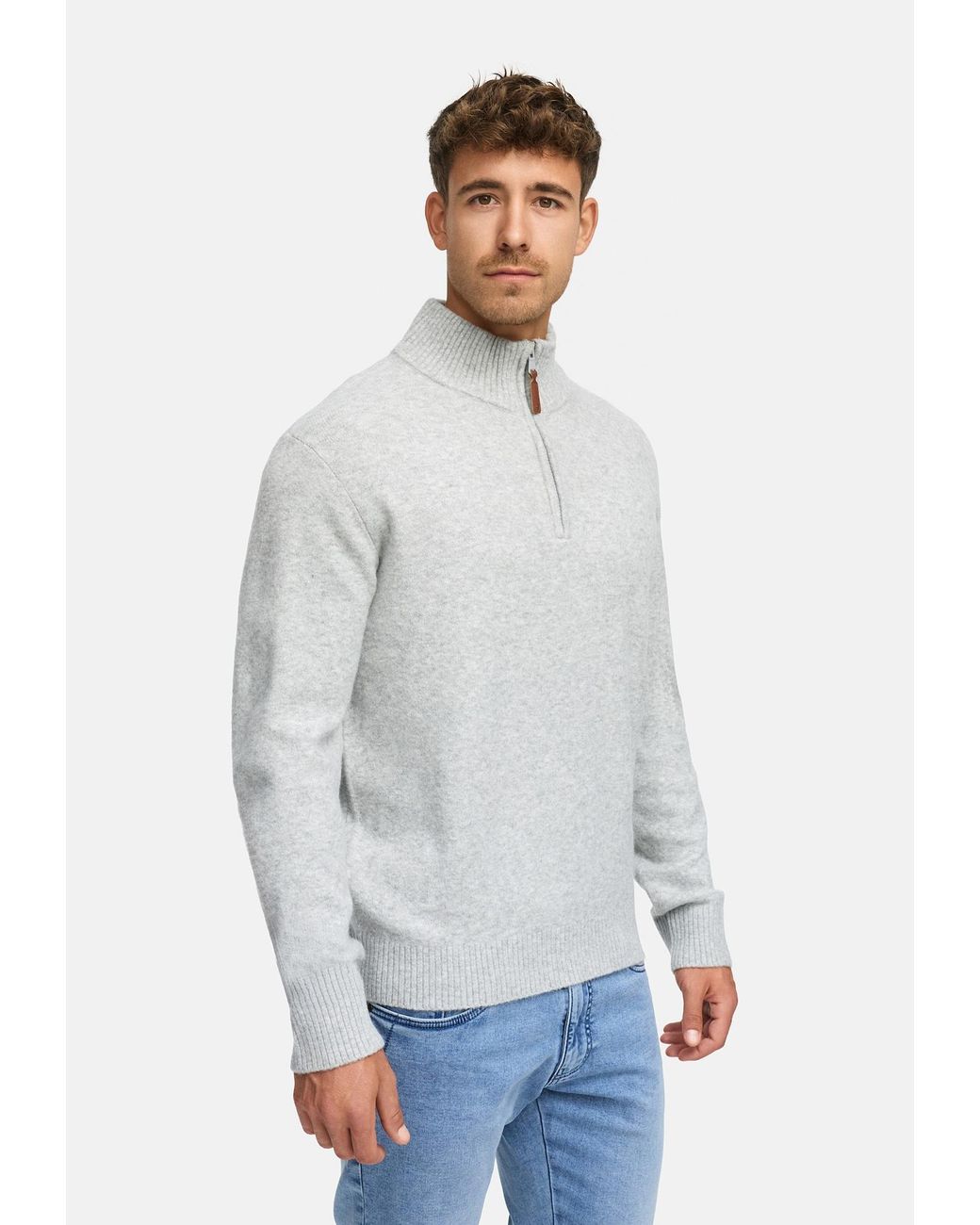 INDICODE Pullover Intrax in Gray für Herren