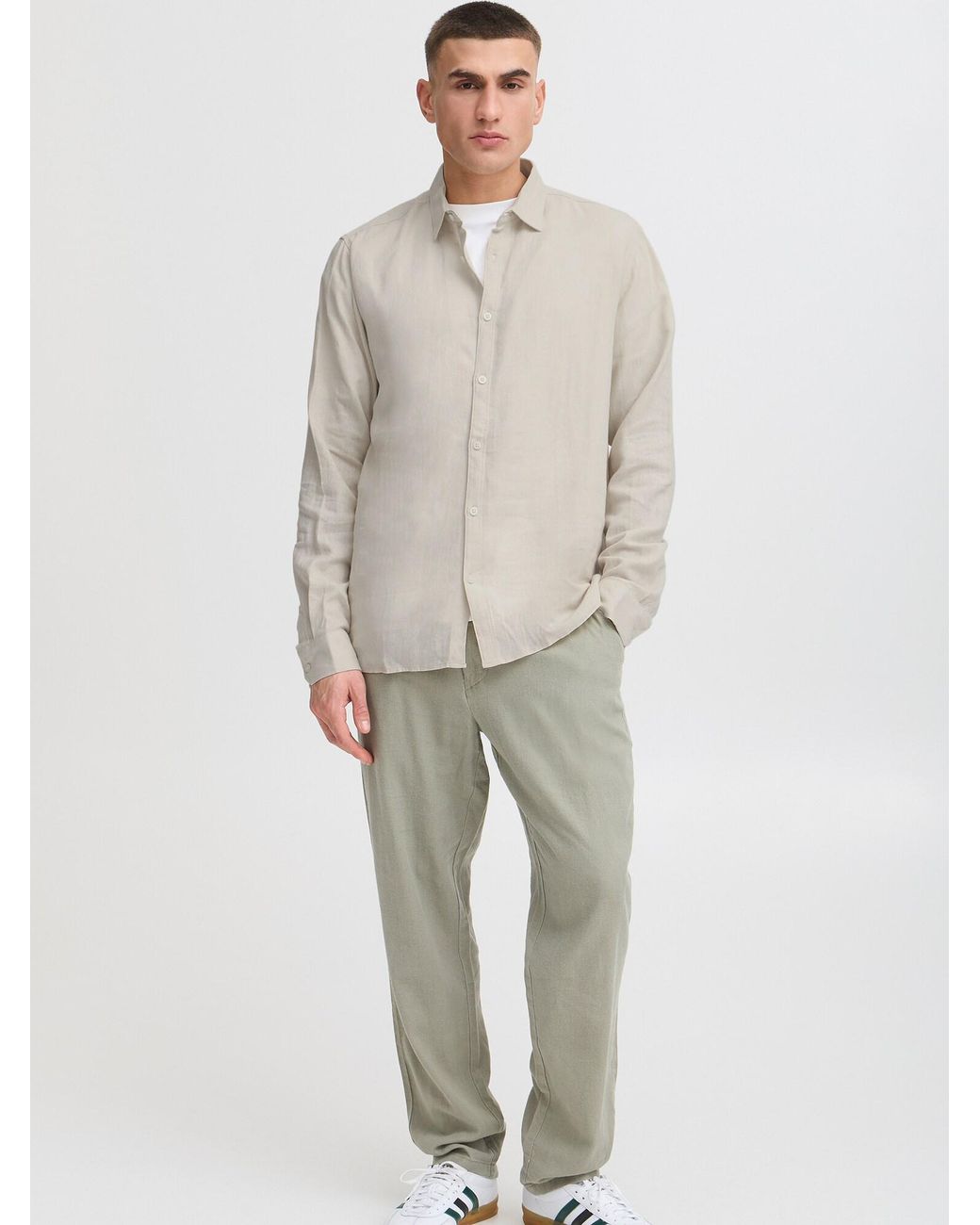 Solid Hemd Enea in White für Herren