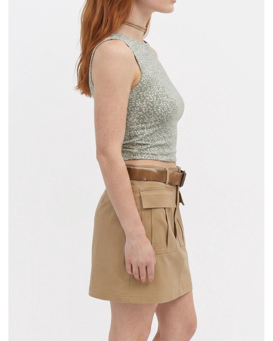 Alexa Dash Gray Bluse