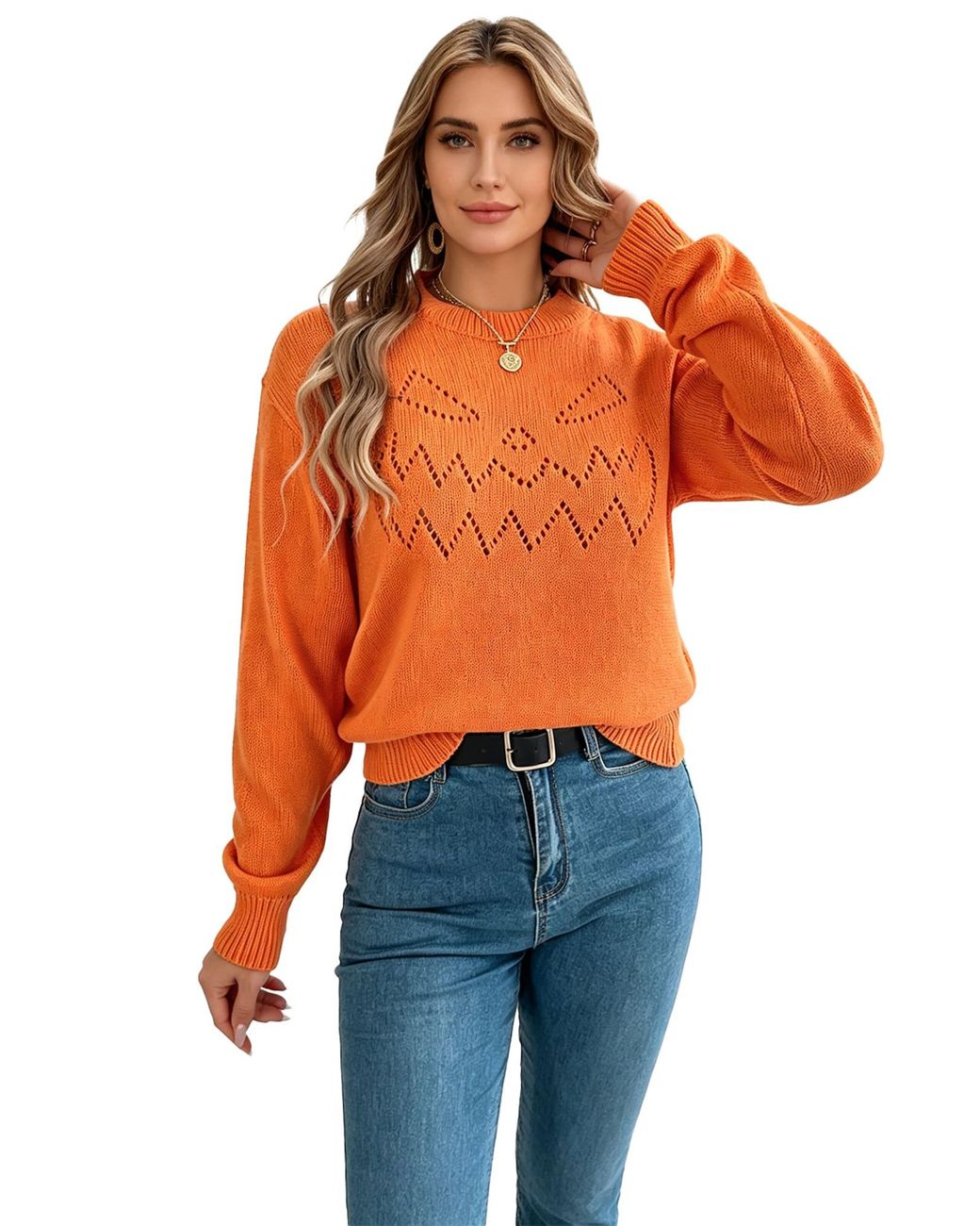 KoJooin Orange Pullover