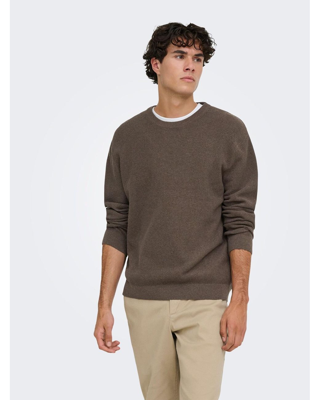 Only & Sons Pullover in Brown für Herren