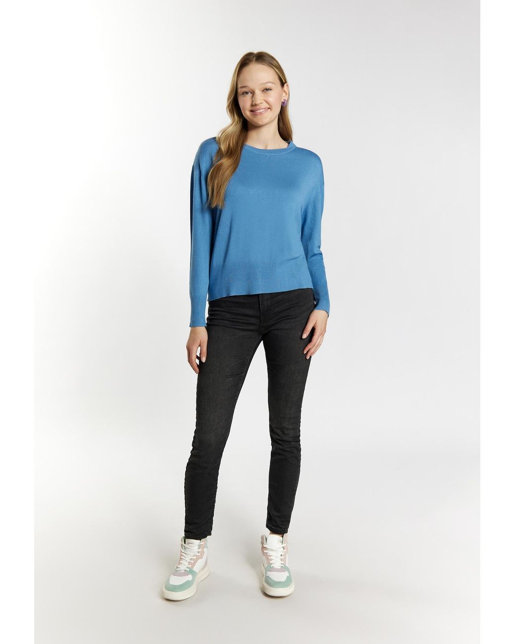 myMo Blue Pullover Keepsudry