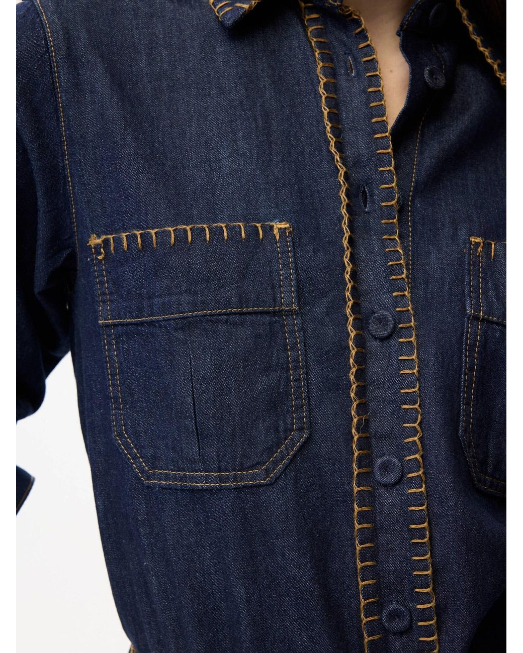 ADL Blue Bluse