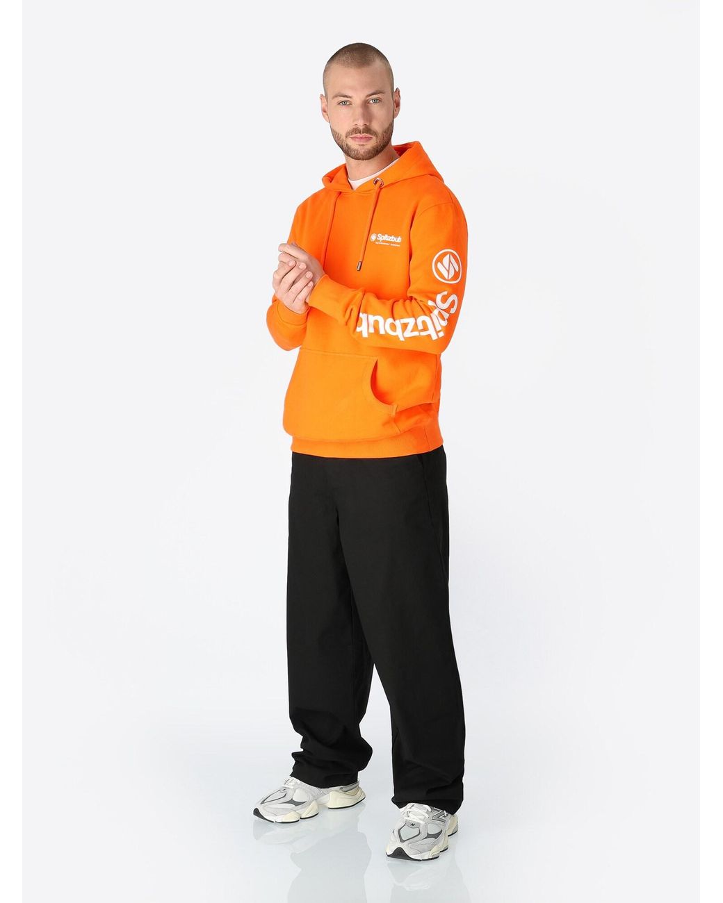 Spitzbub Sweatshirt in Orange für Herren