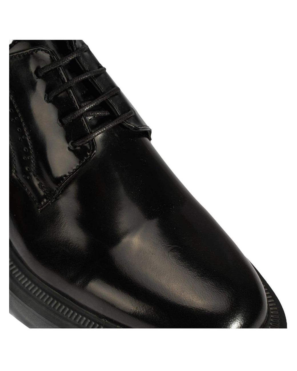 Desa Schnürschuh Spitze in Black für Herren