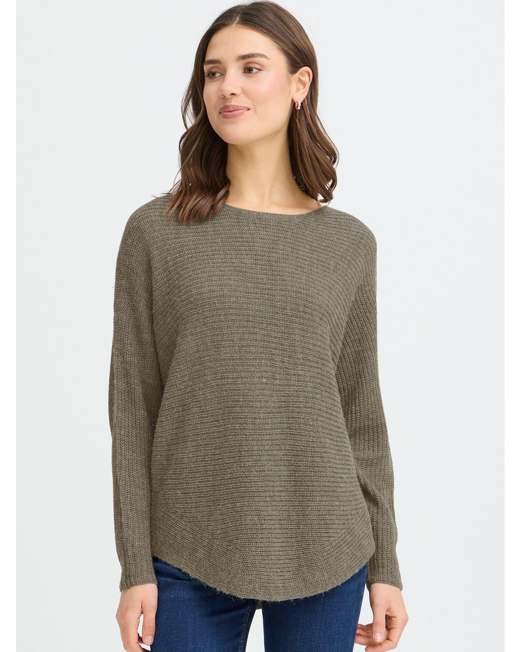 Fransa Gray Pullover Freretta