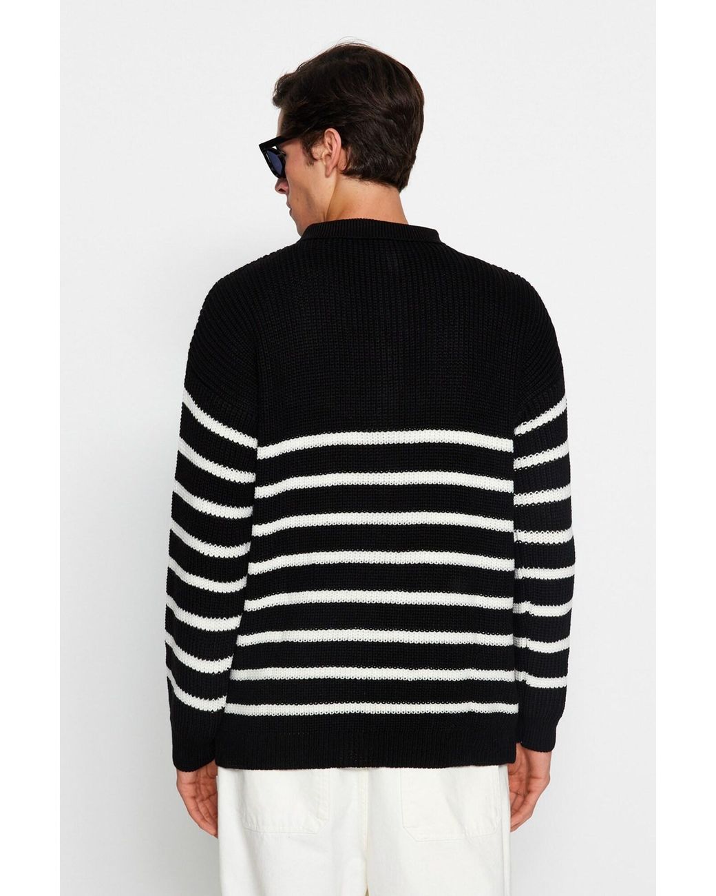 Trendyol Pullover in Black für Herren