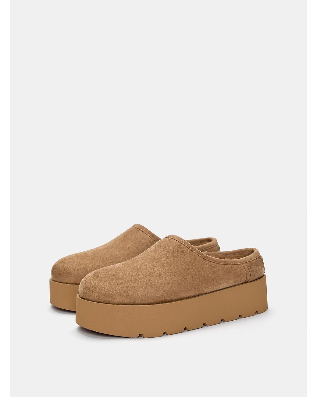 Pull&Bear Brown Clogs