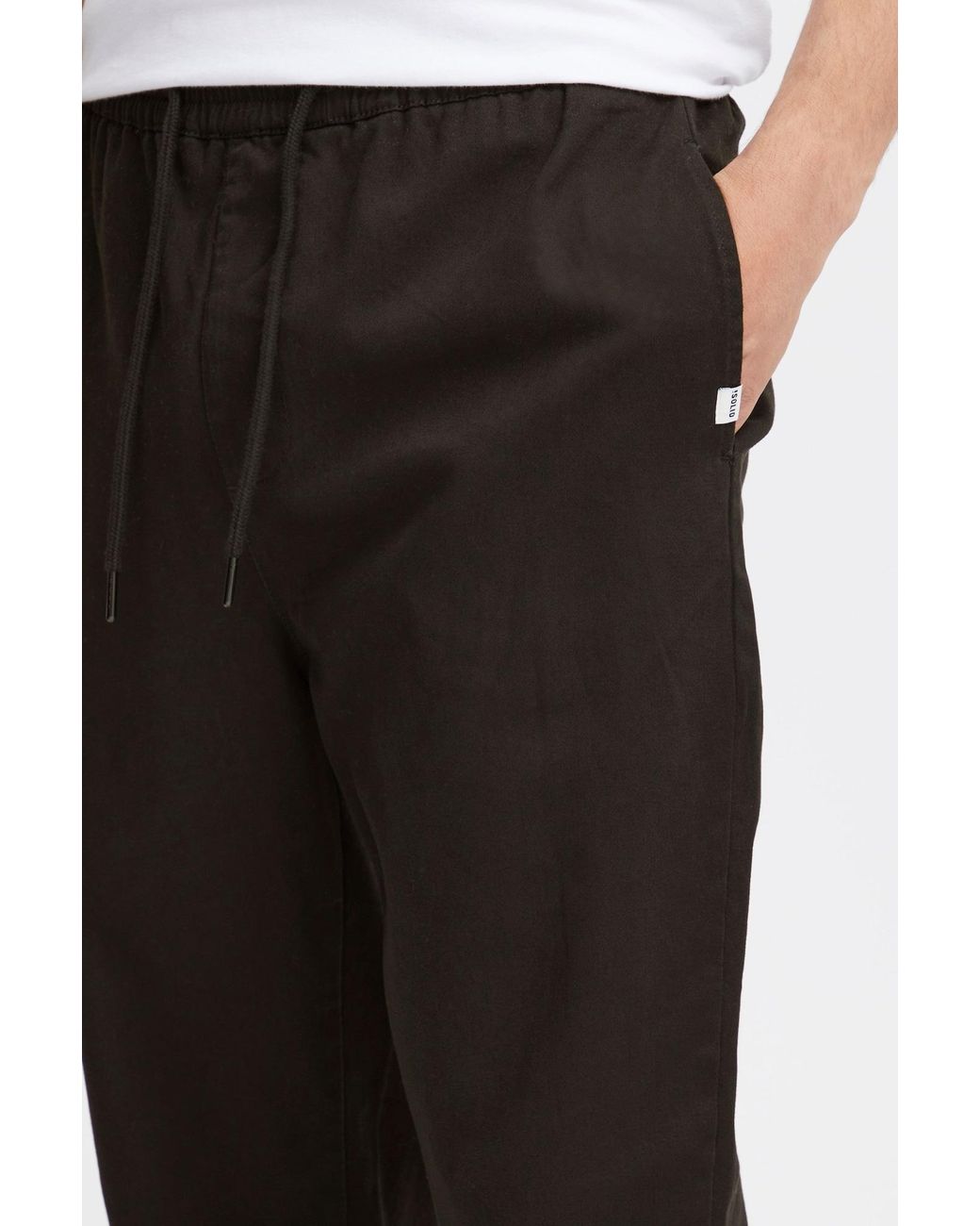 Solid Chinohose Ginte in Black für Herren