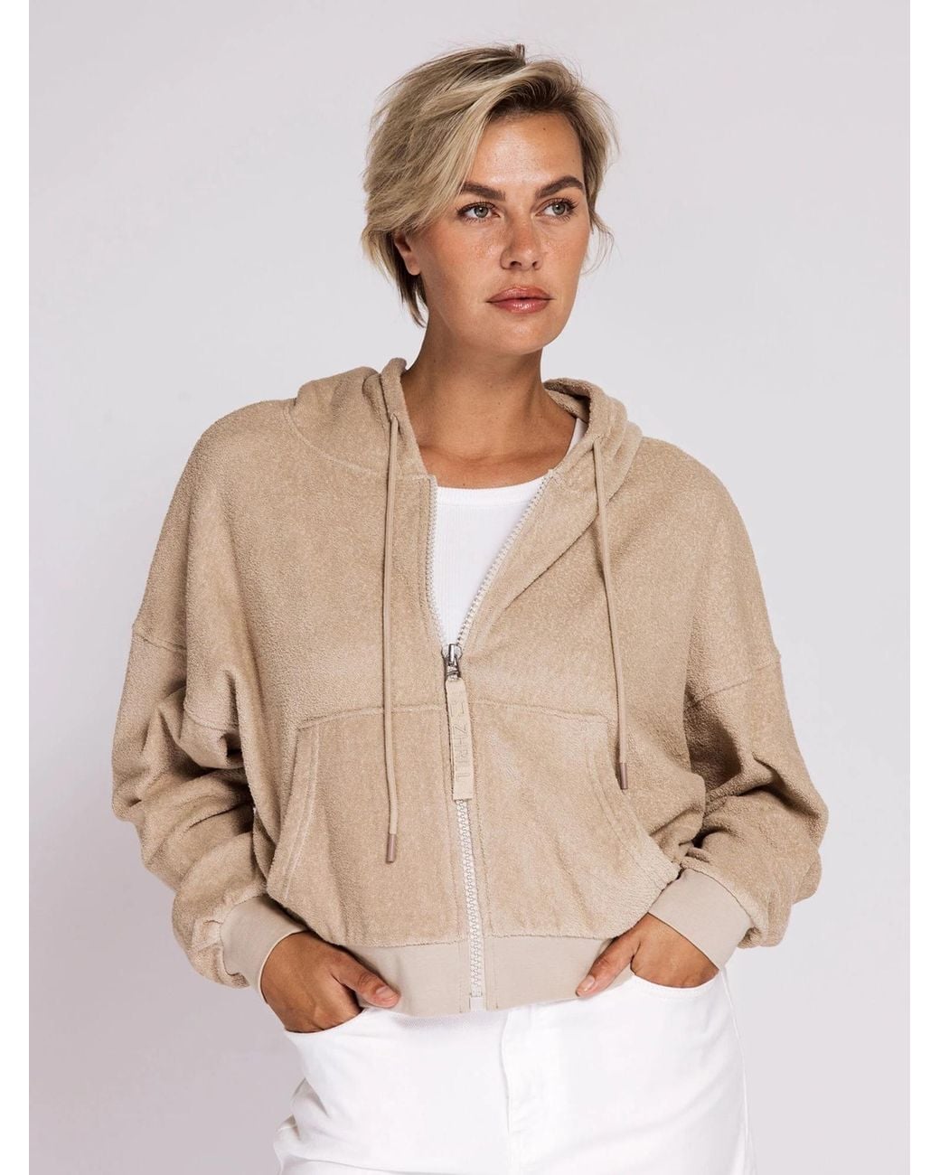 Zhrill Natural Sweatshirt Zhratana Zip