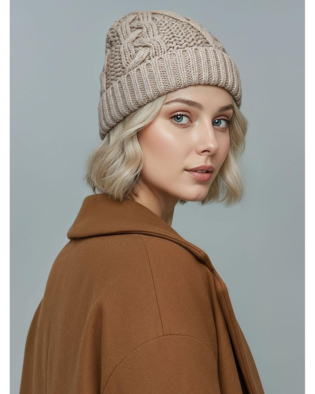 Neverless Natural Mütze Model 36937