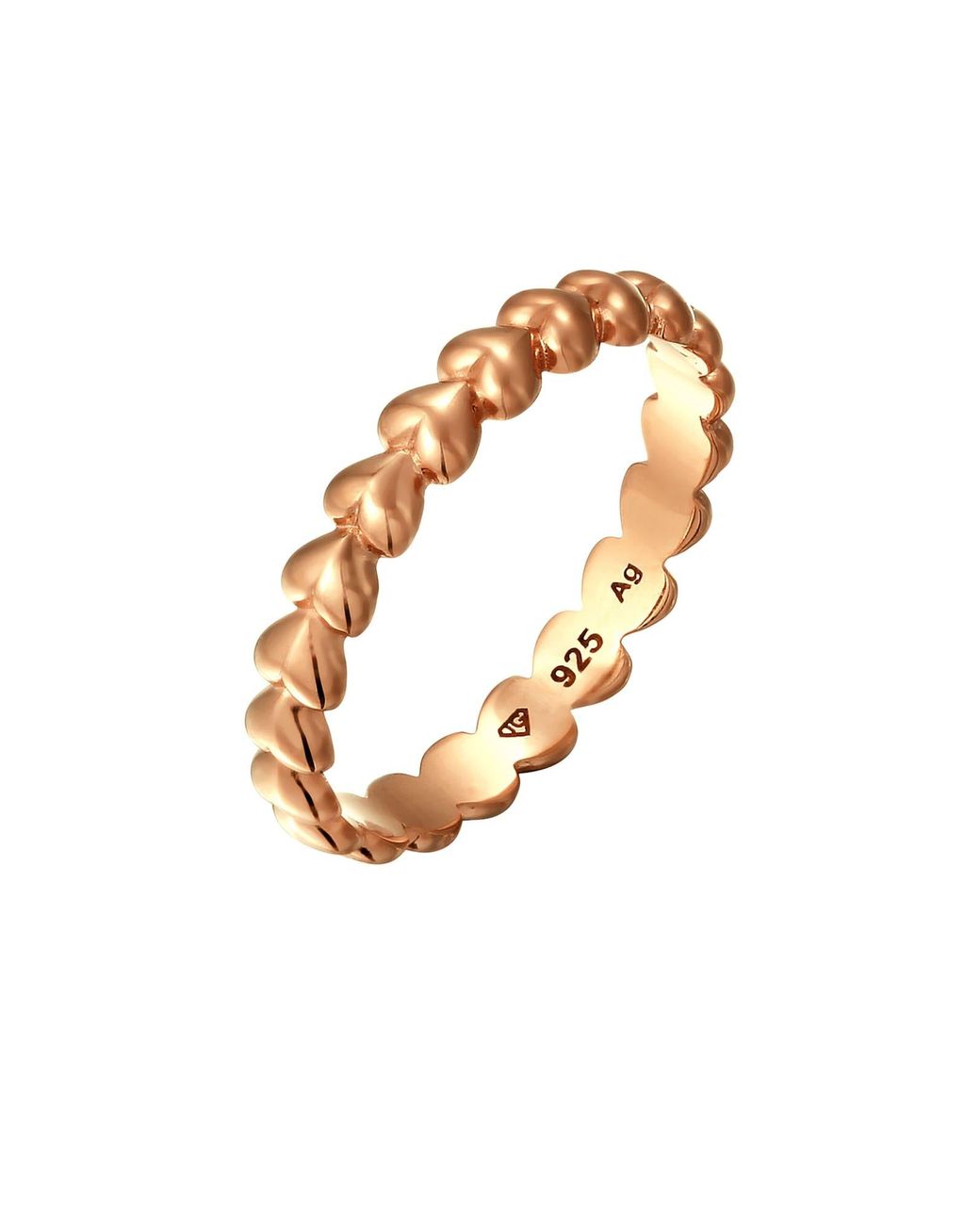 Elli Jewelry White Ring Heart