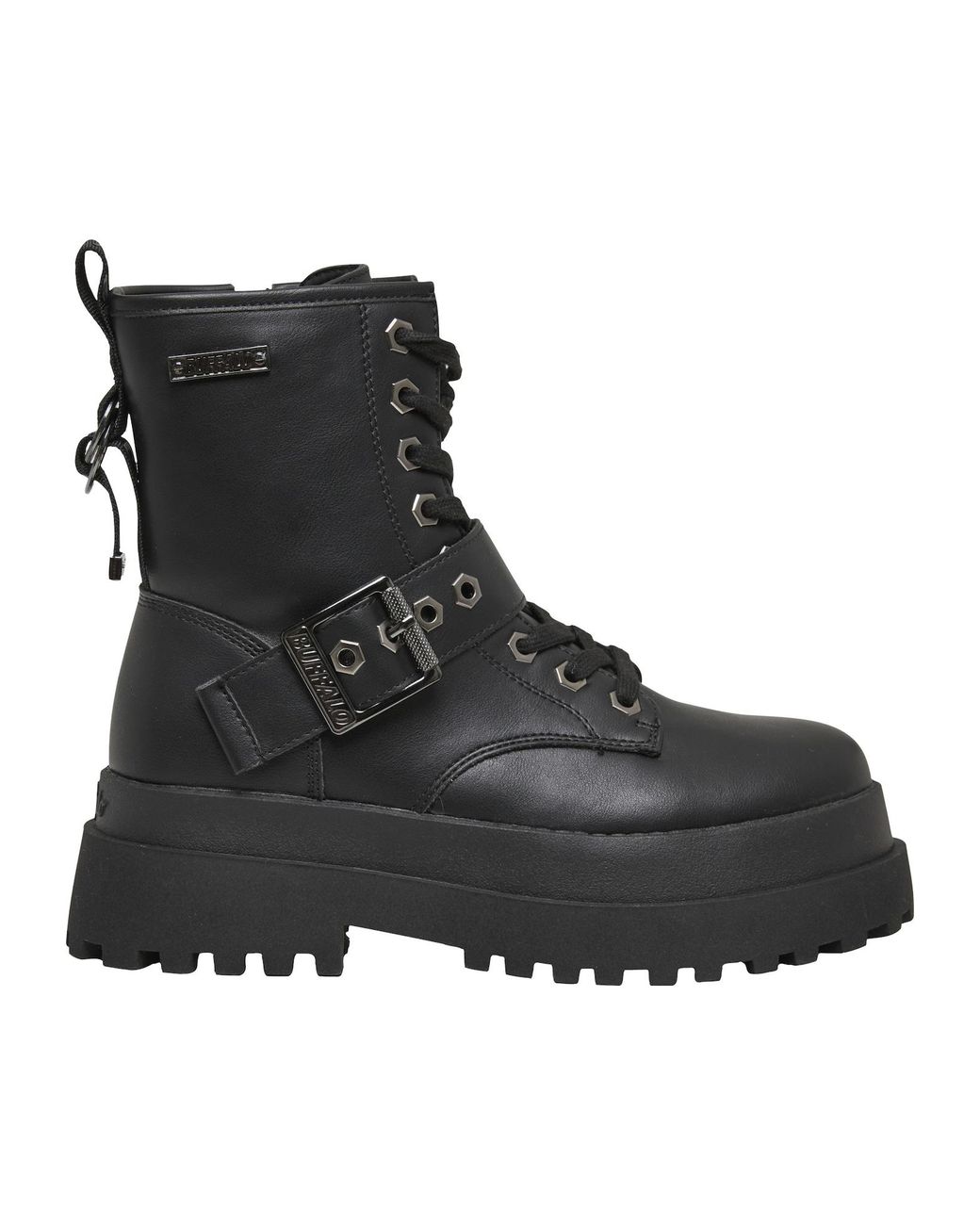 Buffalo Black Schnürstiefelette Pluto