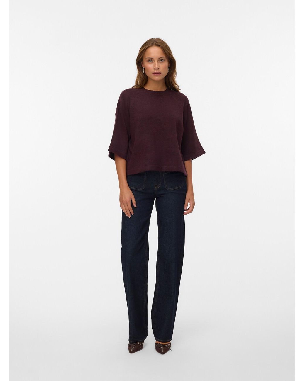 Vero Moda Red Pullover Vmlefile