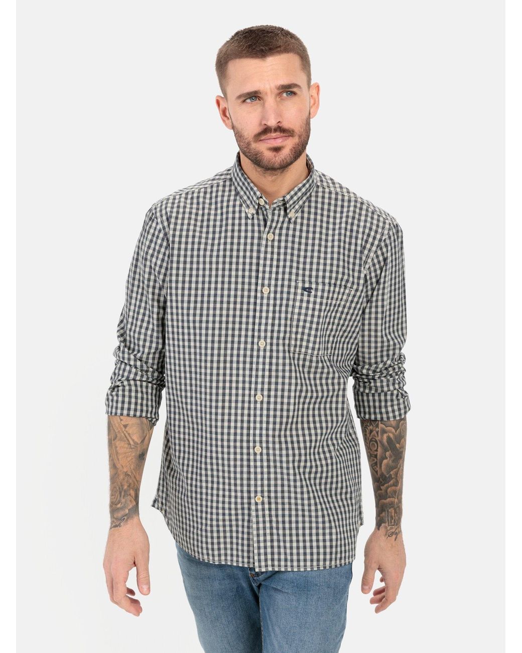 Camel Active Hemd in Gray für Herren