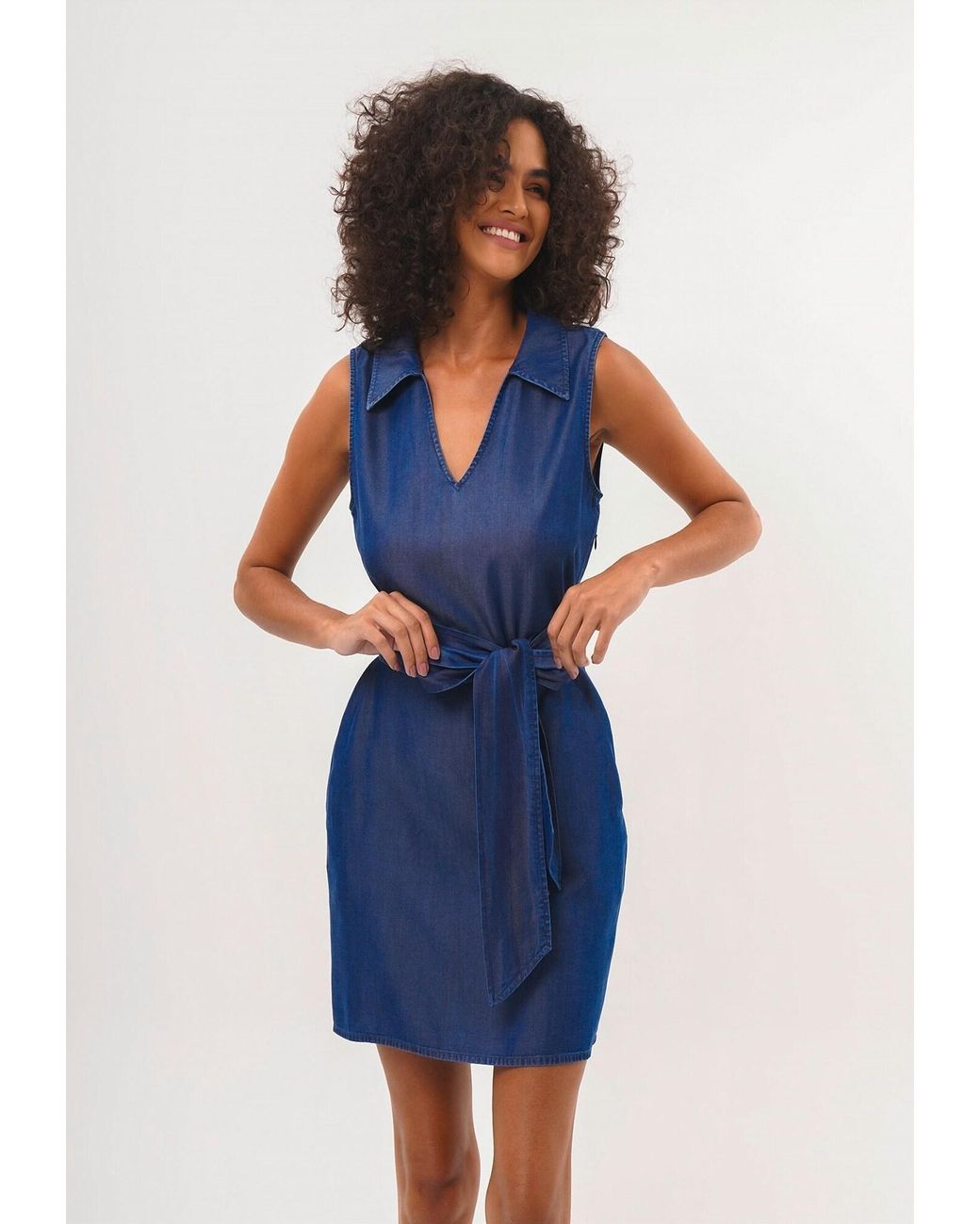 FRESHLIONS Blue Blusenkleid Feelija