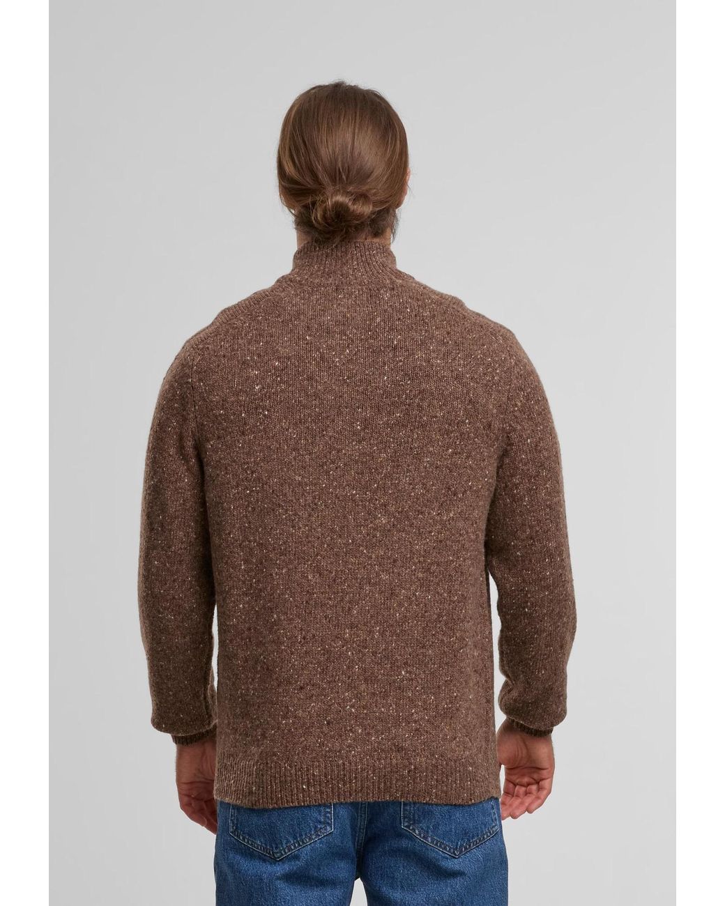 Fynch-Hatton Pullover Donegal in Brown für Herren