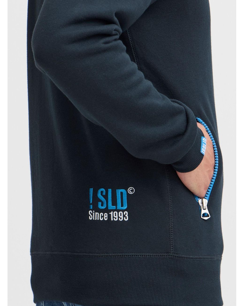 Solid Sweatjacke Benn in Blue für Herren