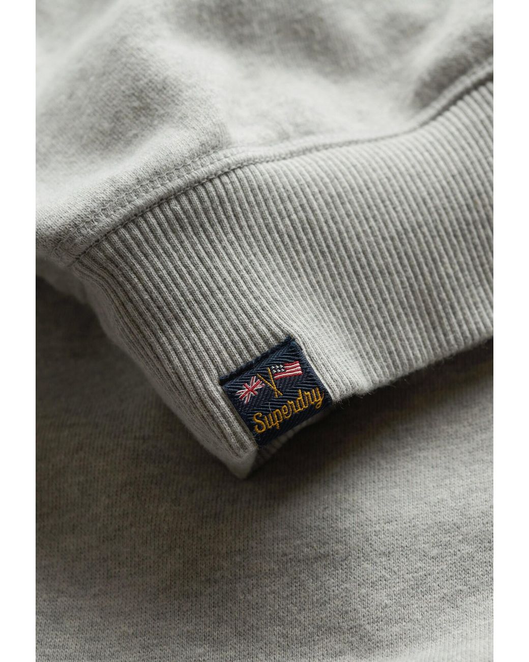 Superdry & Co White Sweatshirt Essentials